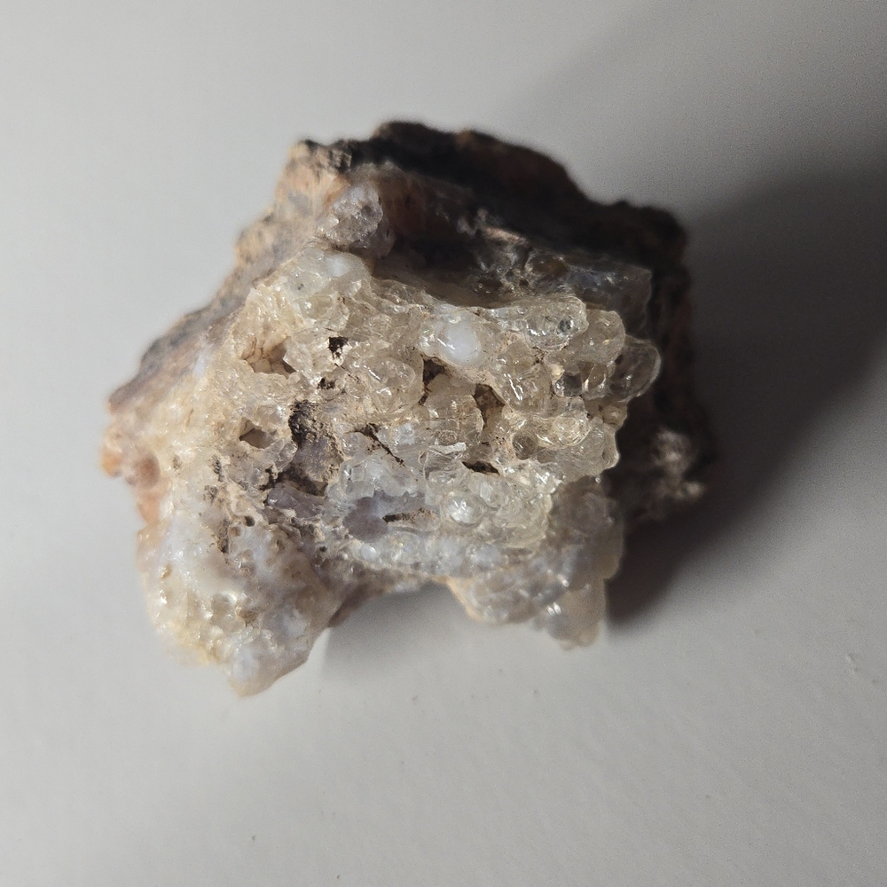 Hyalite Opal Botryoidal Crystal – UV Reactive Fluorescent Uranium Opal Mineral